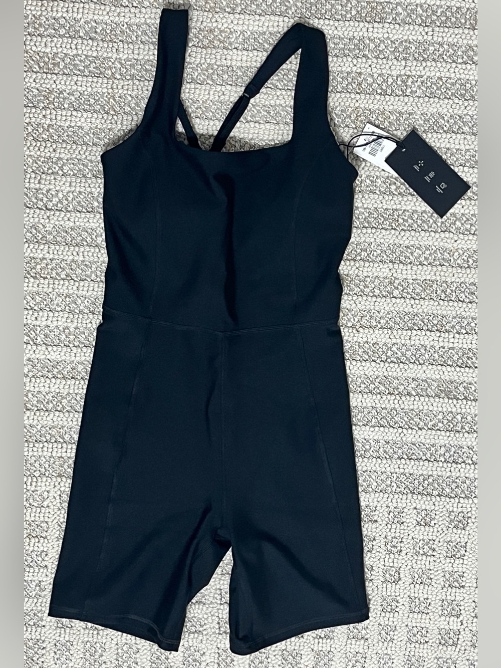 YPB SculptLUX Active Onesie Romper Black | NWT | Size Small